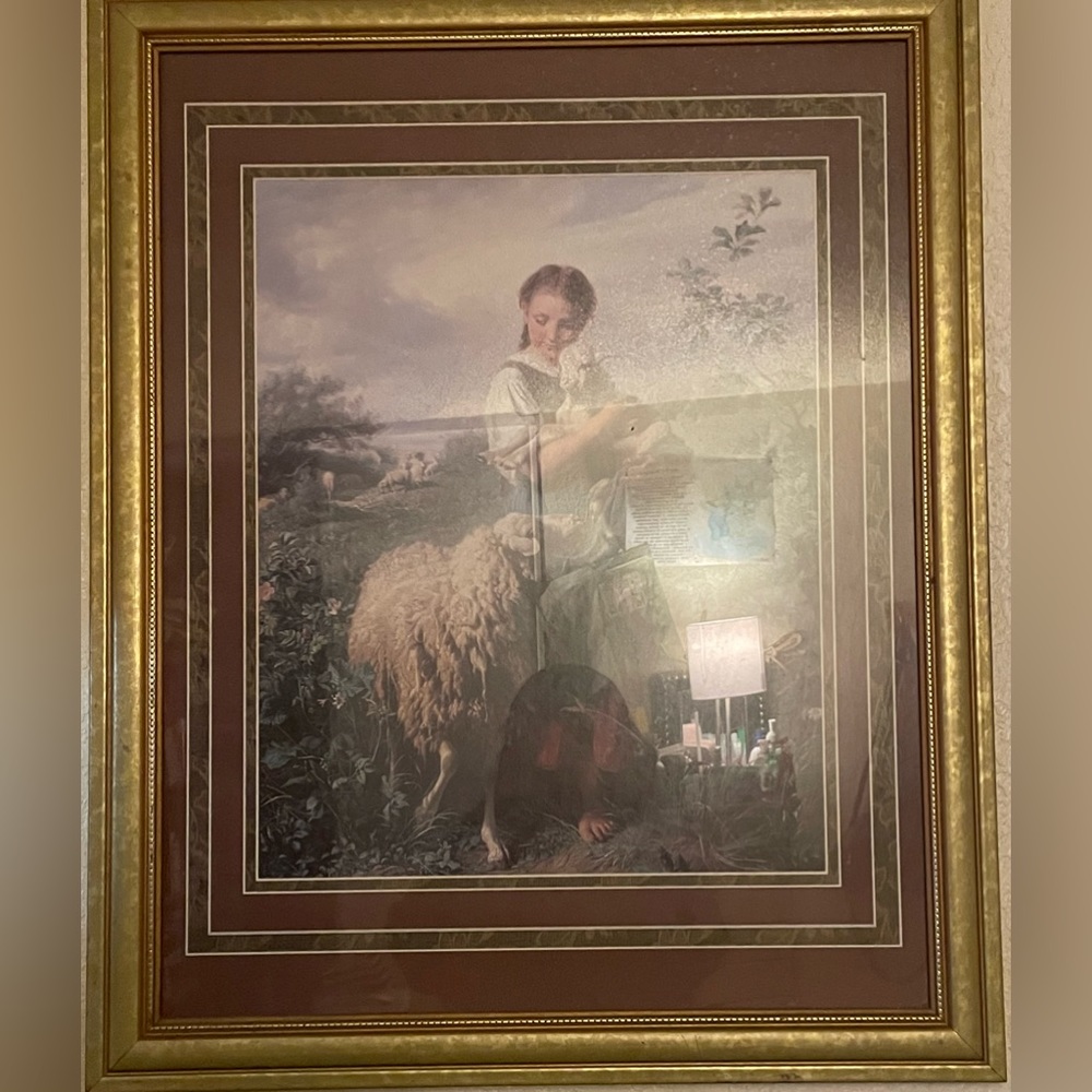 The Shepherd's Daughter" Picture. Designer Series. Measures 25"x 31"